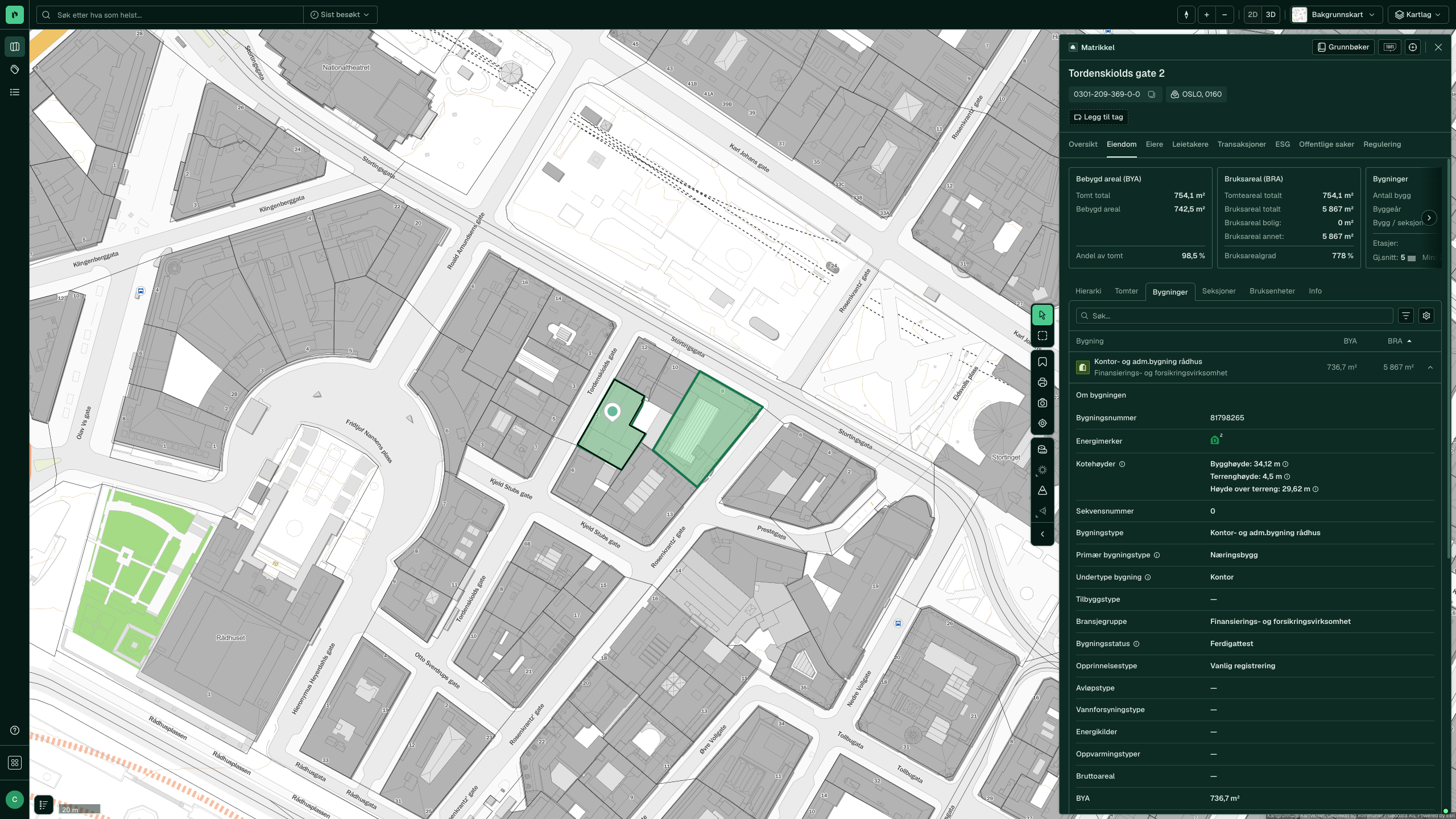 Sekundærrom (S-rom) i Placepoint