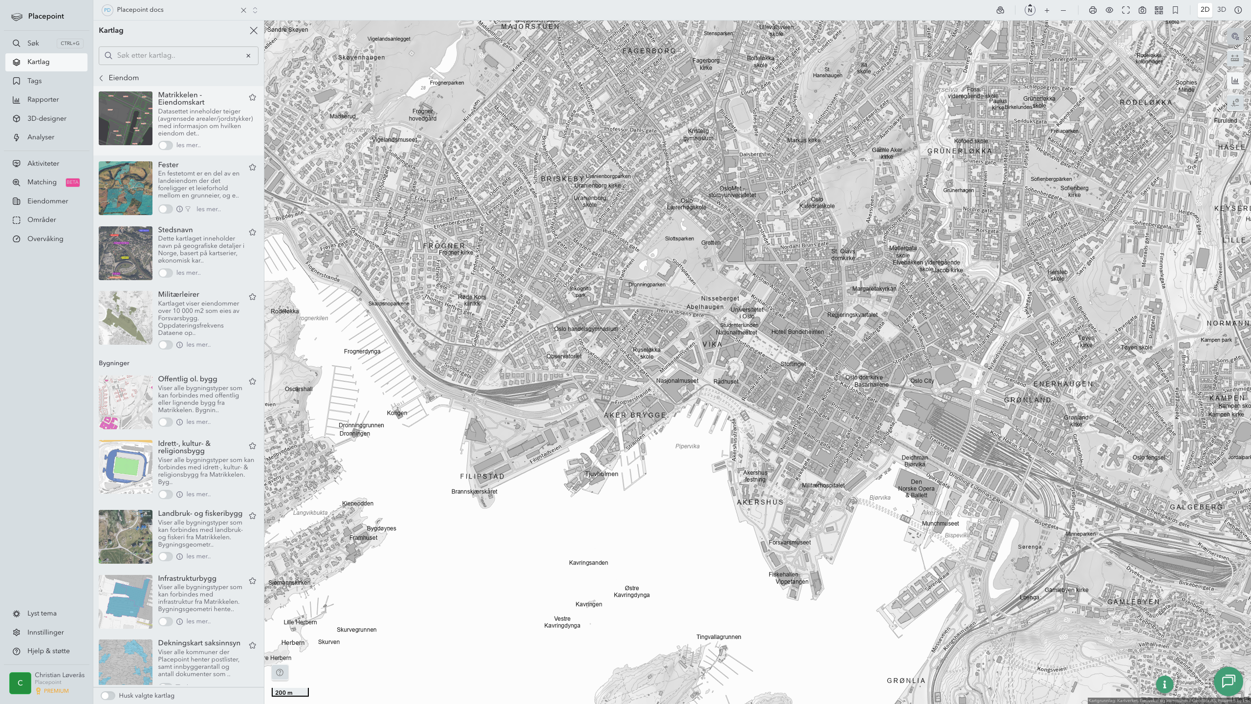 Kommuneplaner i Placepoint