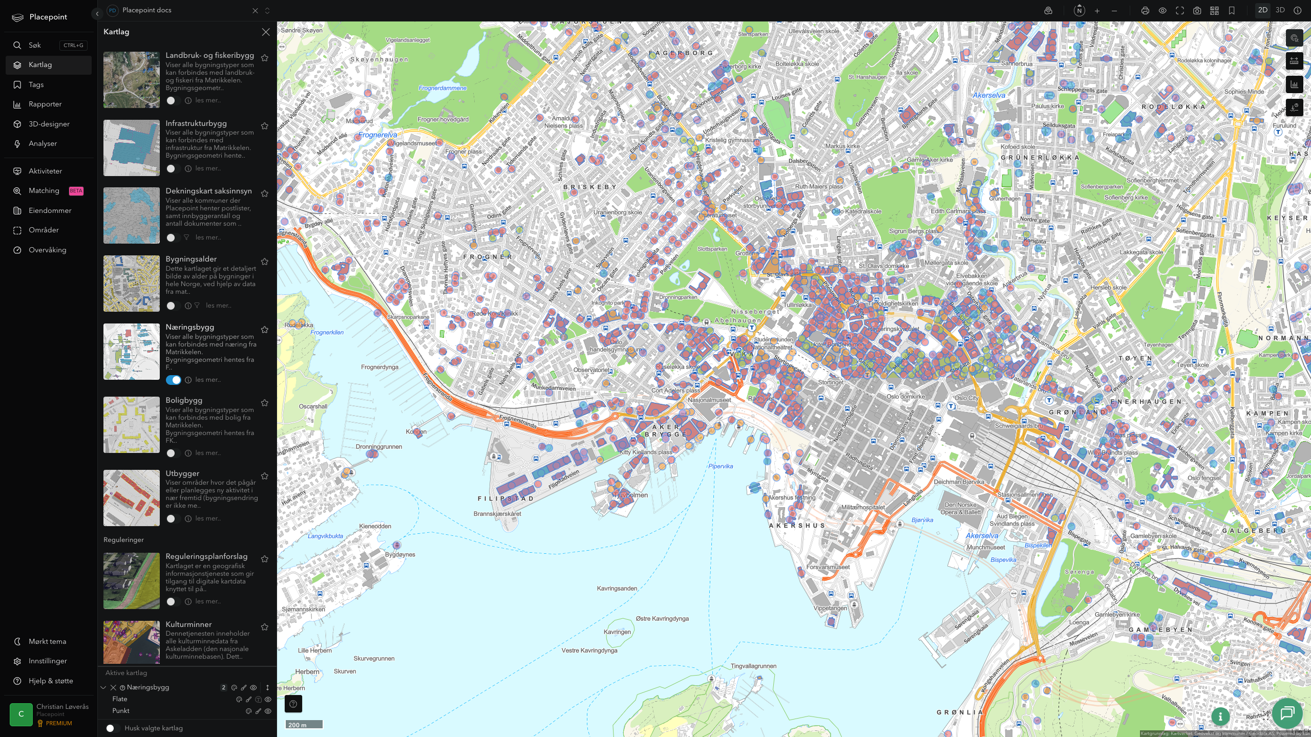 Næringsbygg i Placepoint