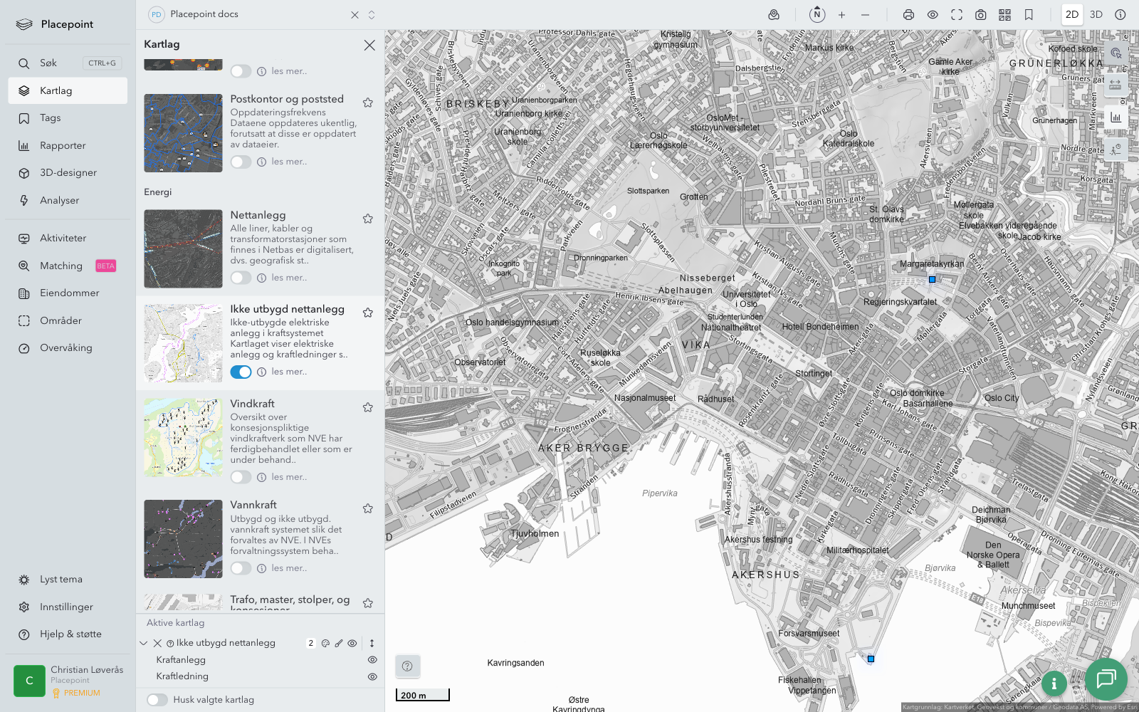 Ikke utbygd nettanlegg