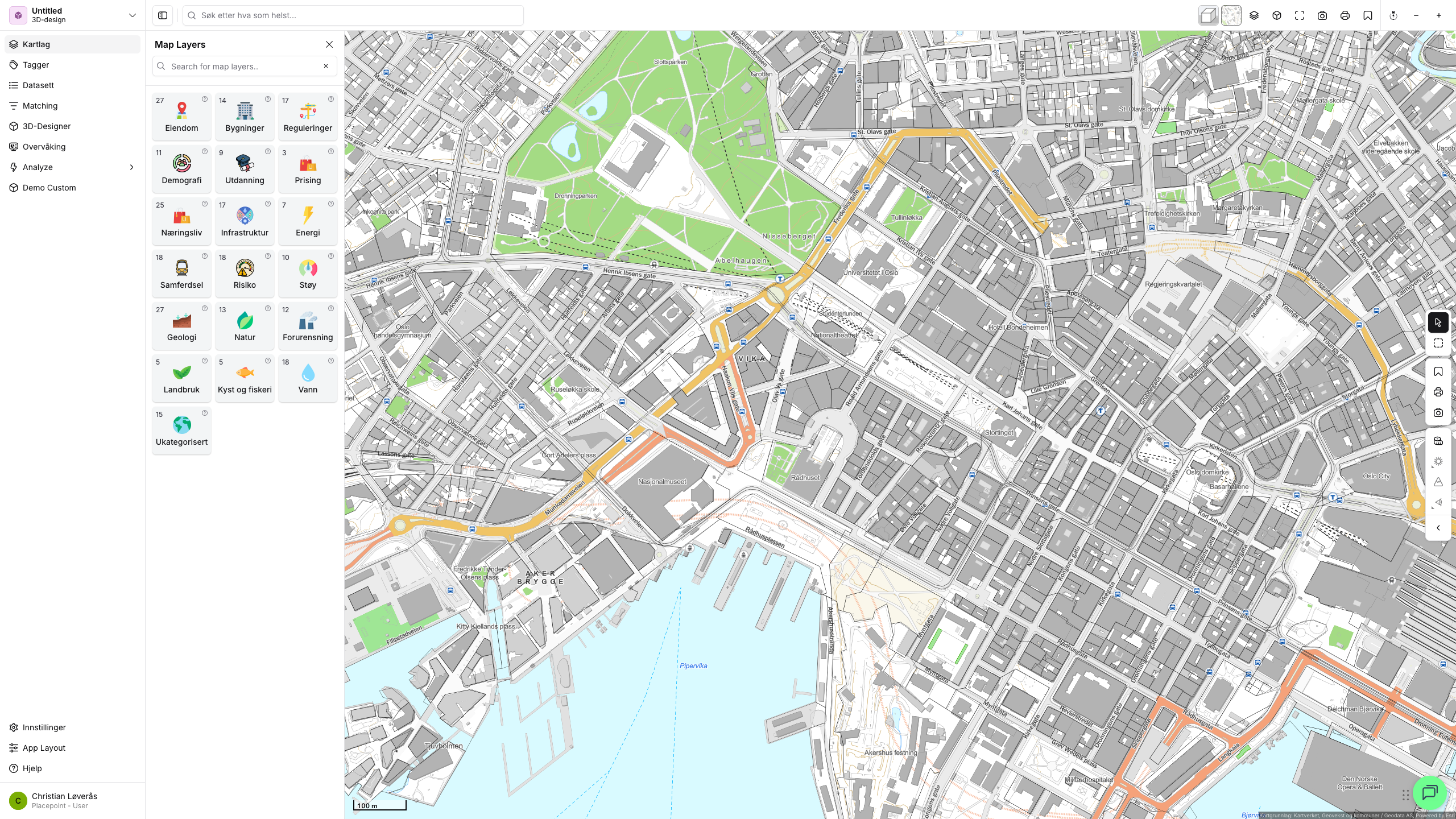 Kartlag-katalogen i Placepoint