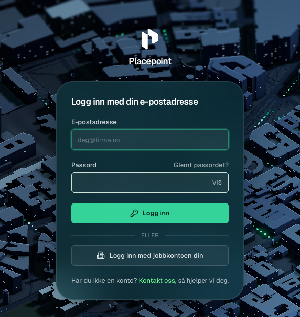 Innloggingsskjemaet