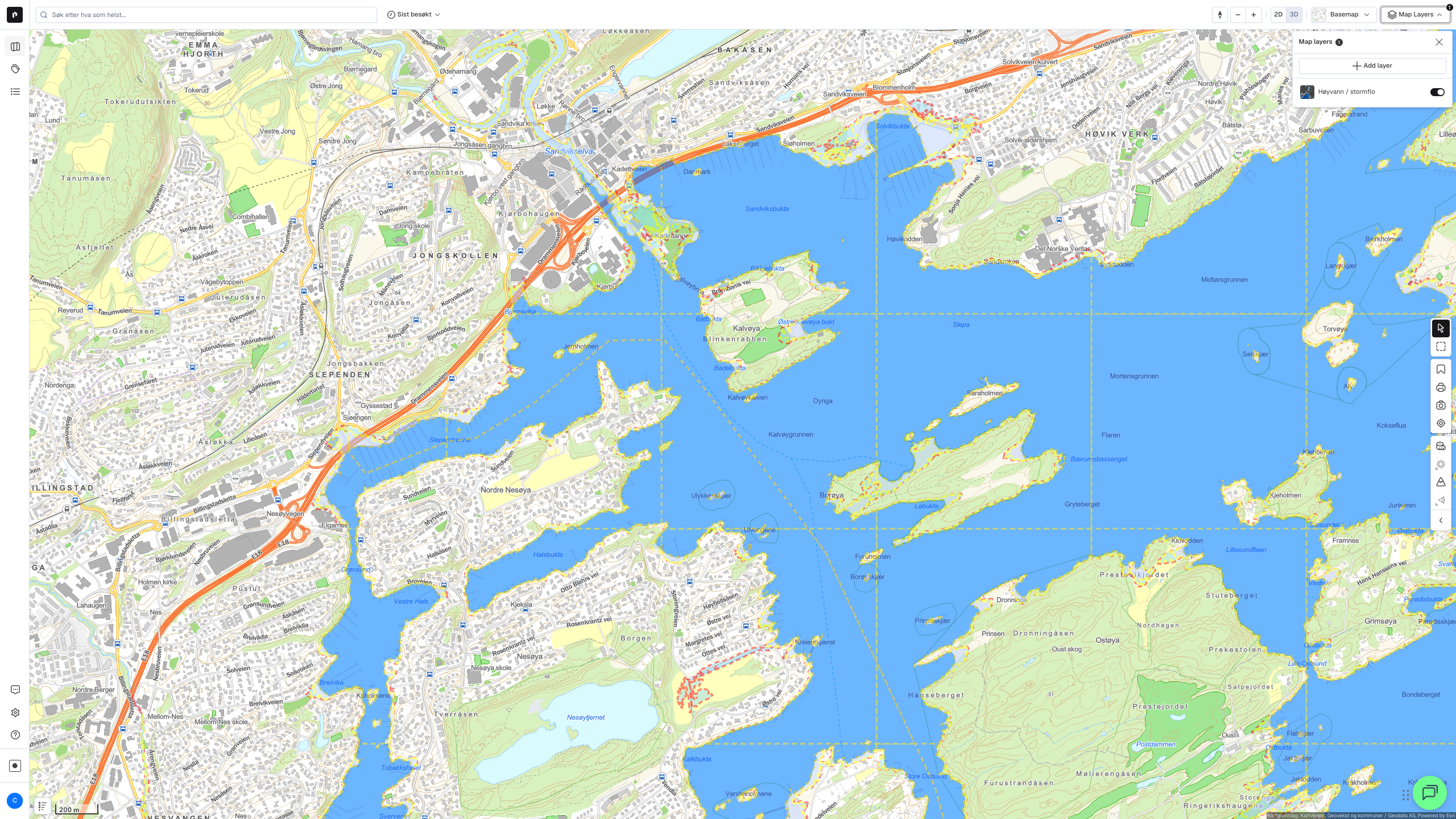 Høyvann / stormflo