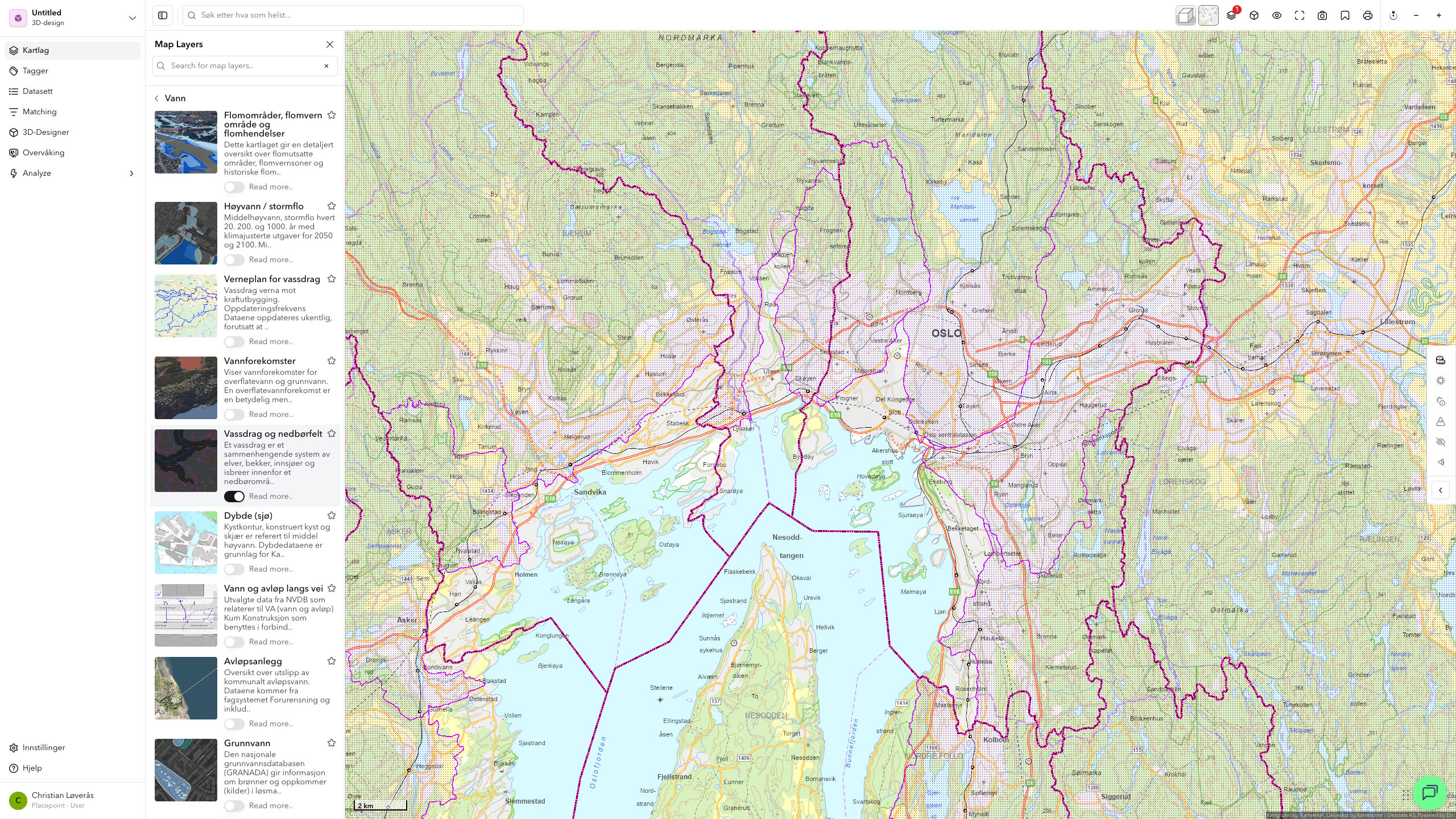Vassdrag og nedbørfelt