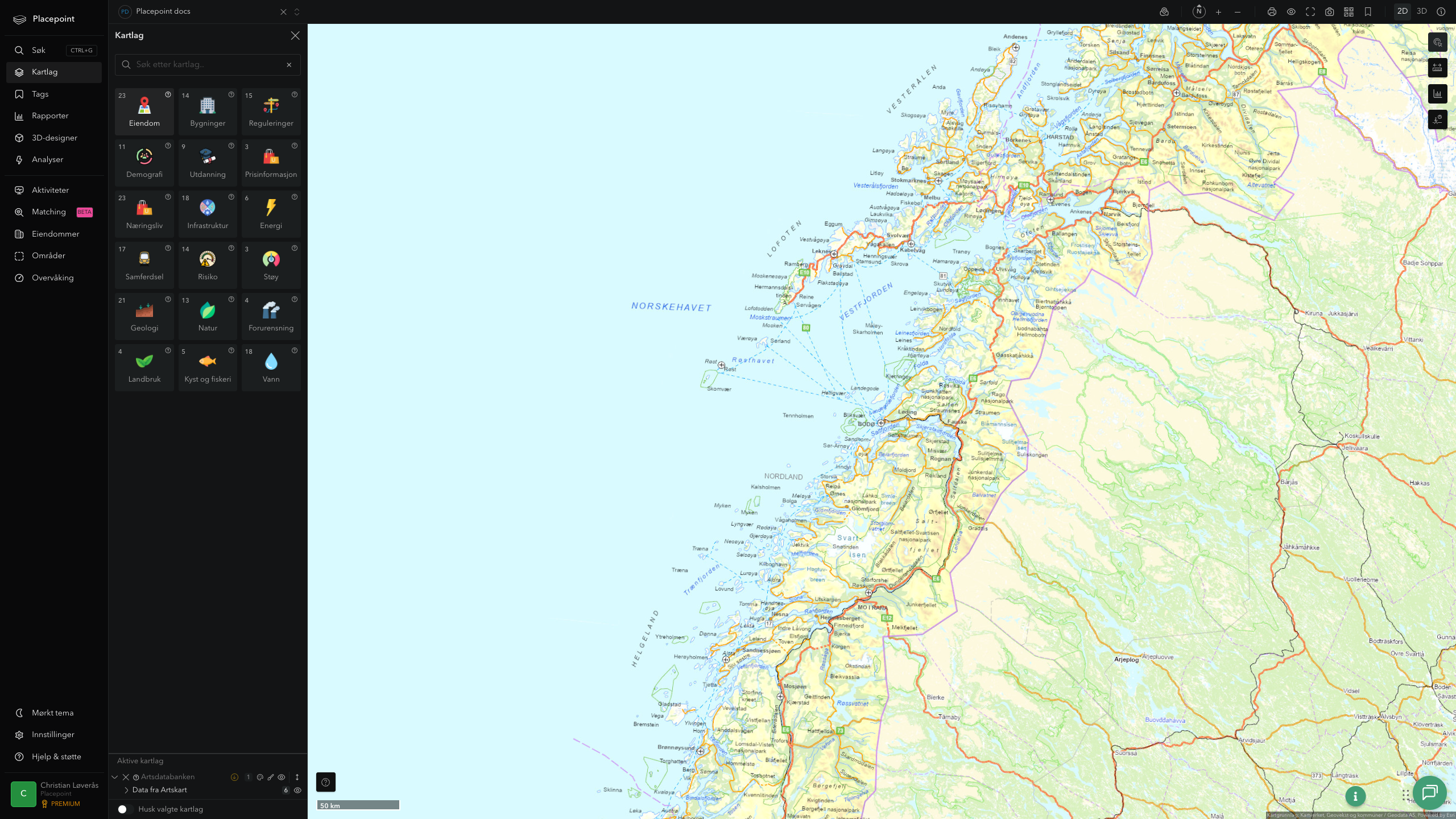 Nordland - artsdatabanken