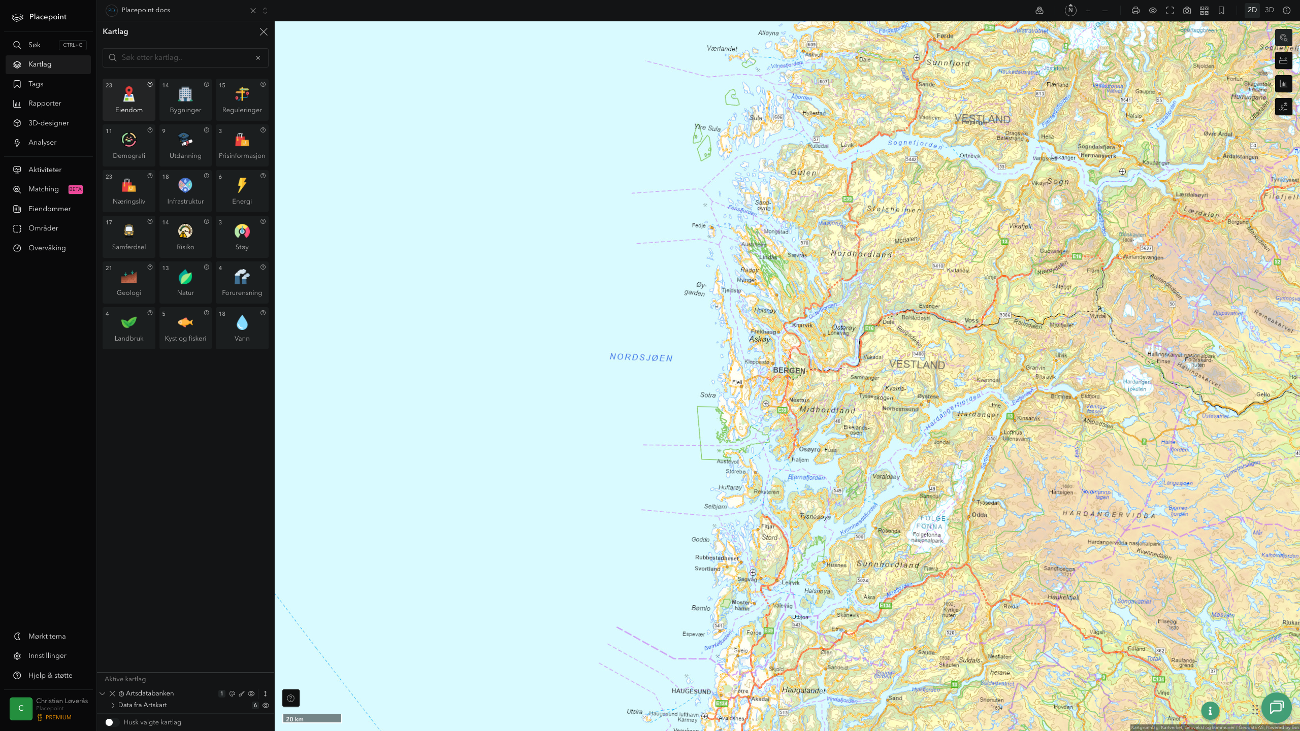 Vestland - artsdatabanken