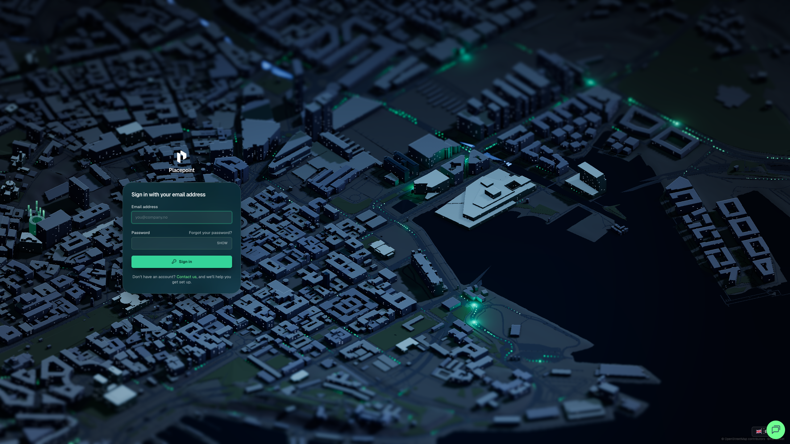 The Monitoring panel in Placepoint Fusion