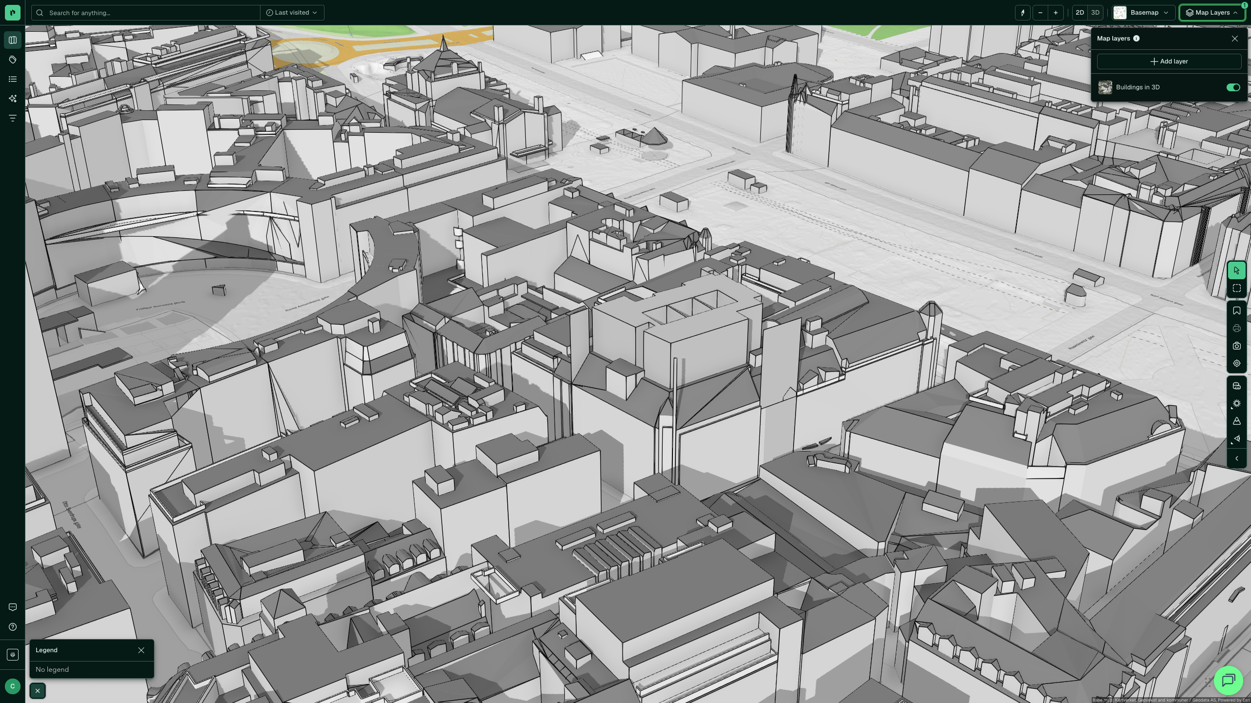 Buildings in 3D in Placepoint
