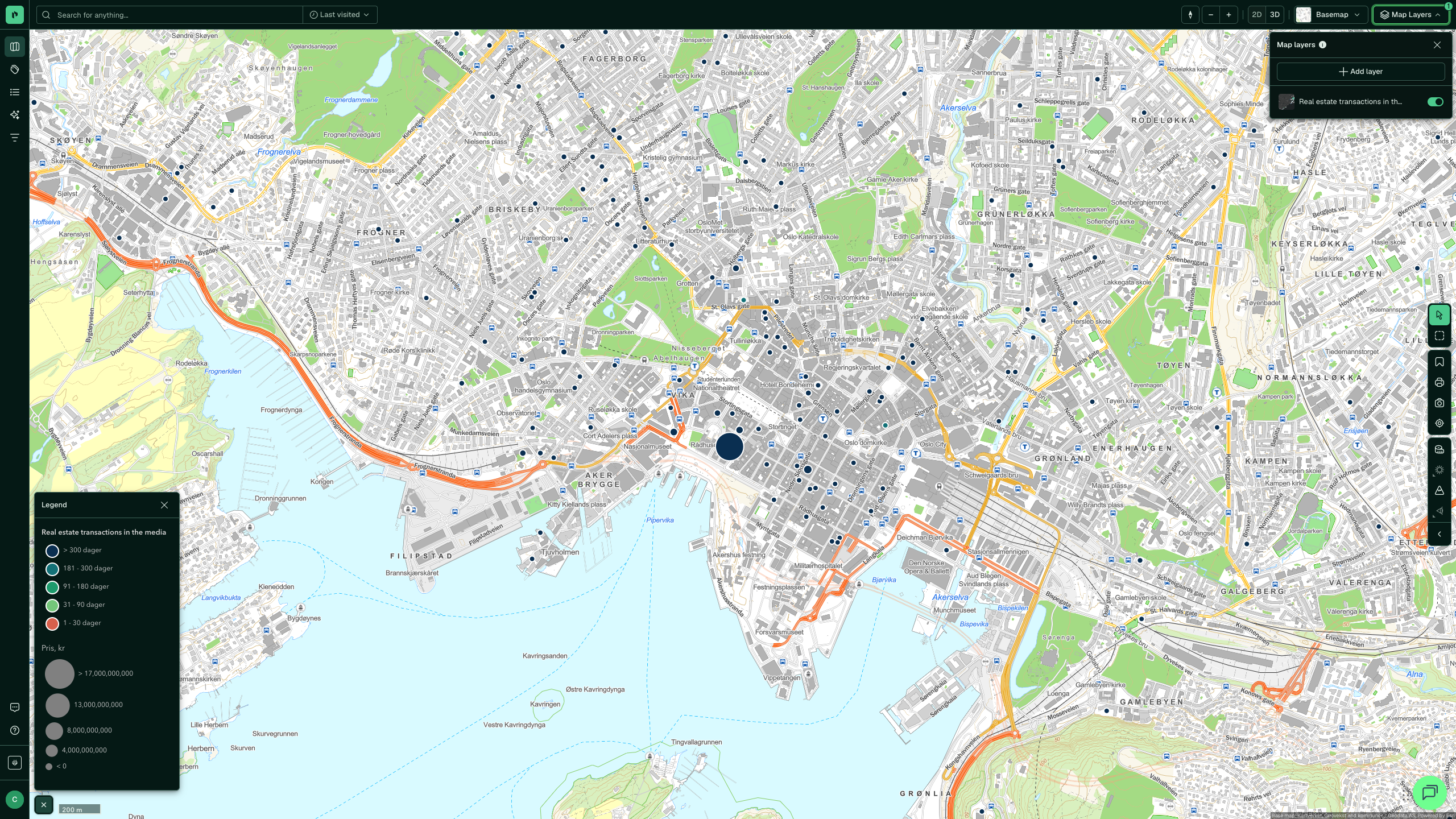 Real Estate Transactions in the Media in Placepoint