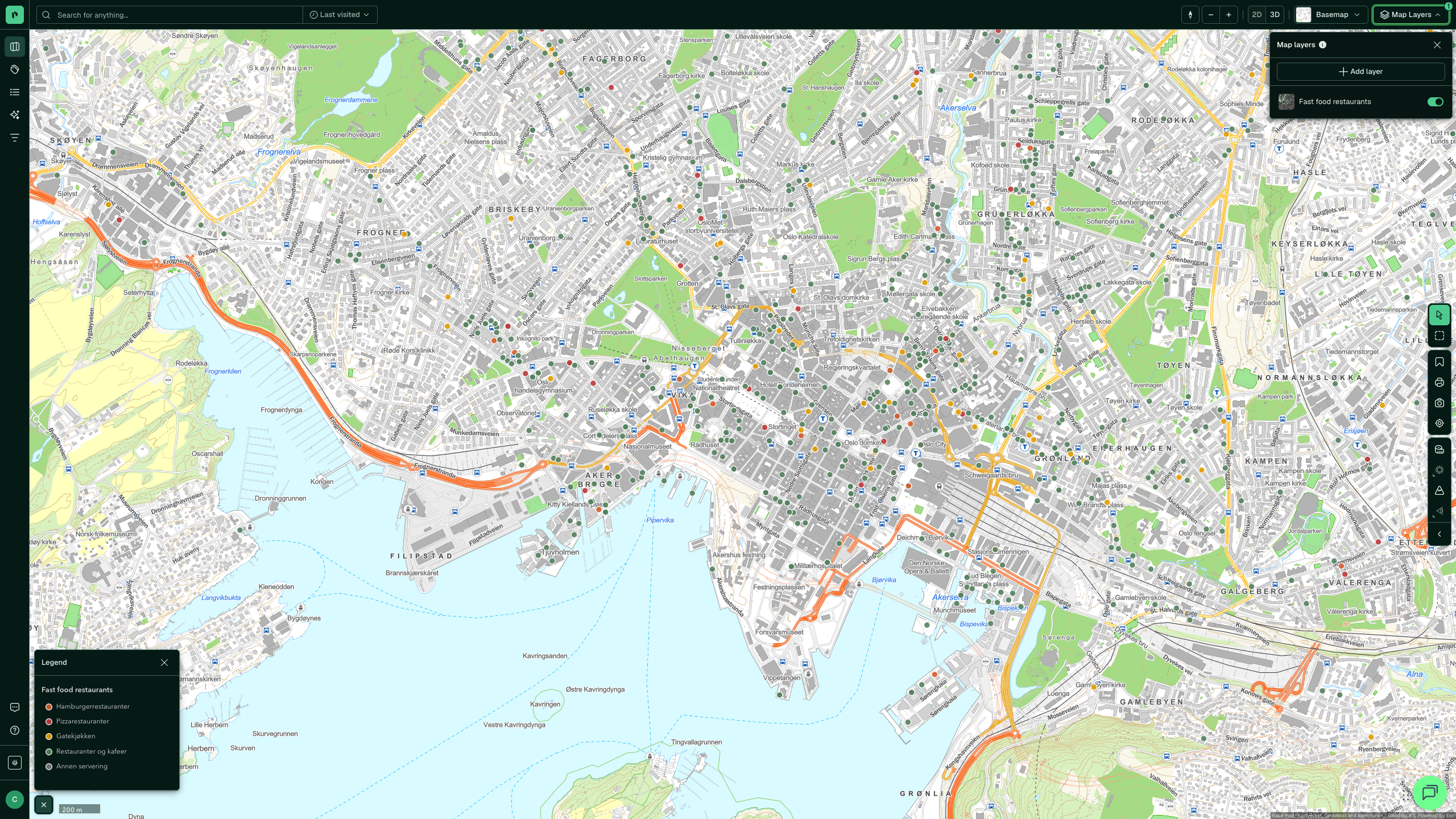 Fast food restaurants in Placepoint