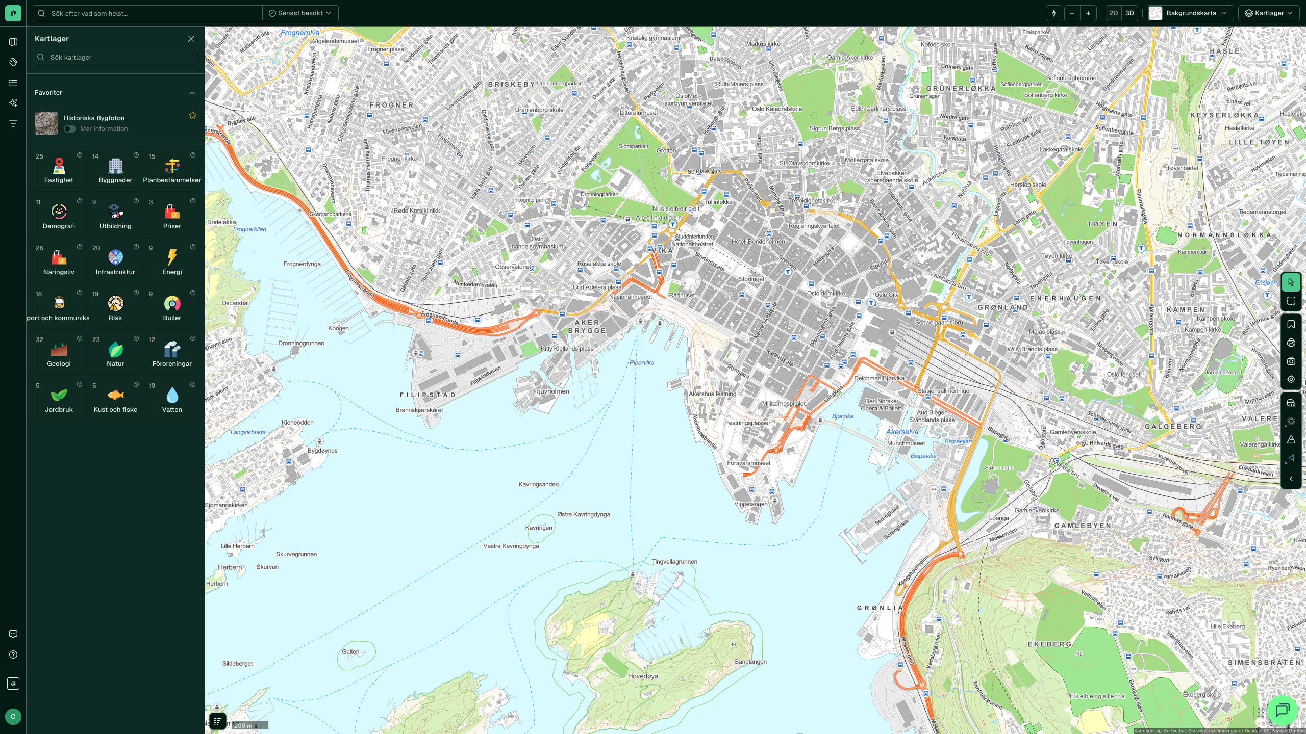 Kartlagerkatalogen i Placepoint