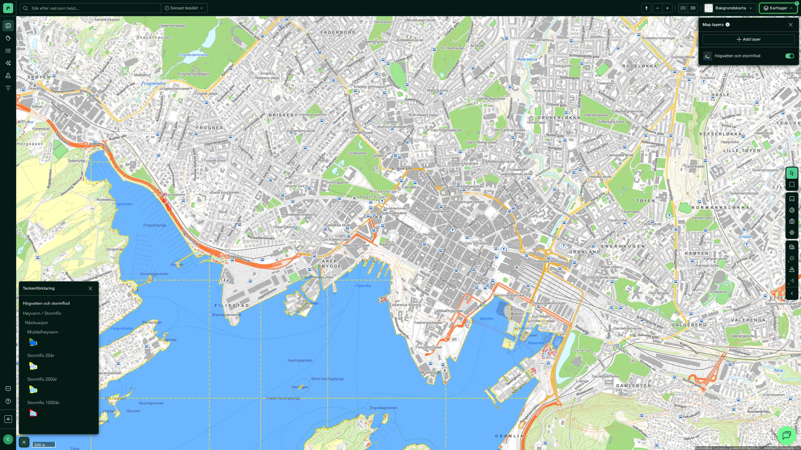 Stormflod i Placepoint